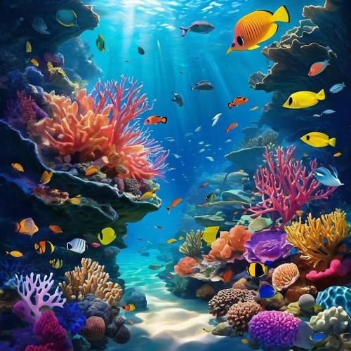 龍魚背景圖片大全大圖可愛的