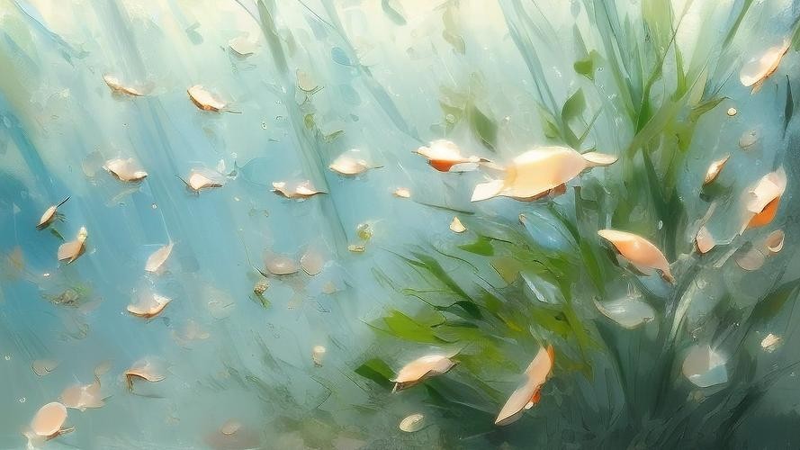 龍魚背景圖片大全大圖可愛的