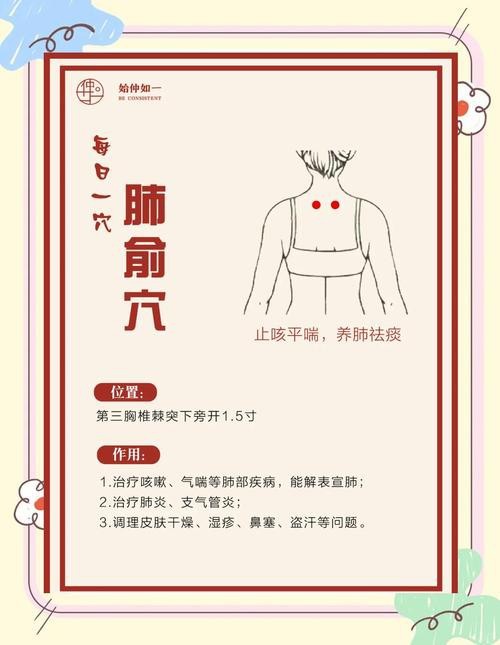 肺俞的準確位置圖