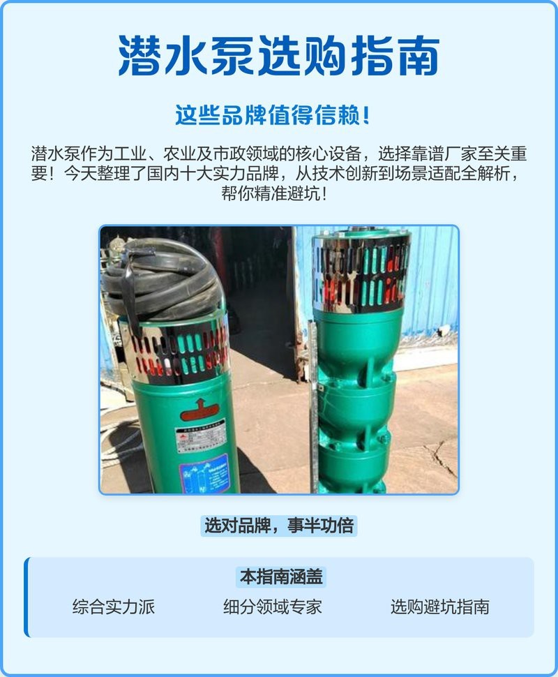 農用潛水泵十大名牌