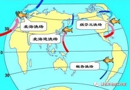 地理四大漁場分布