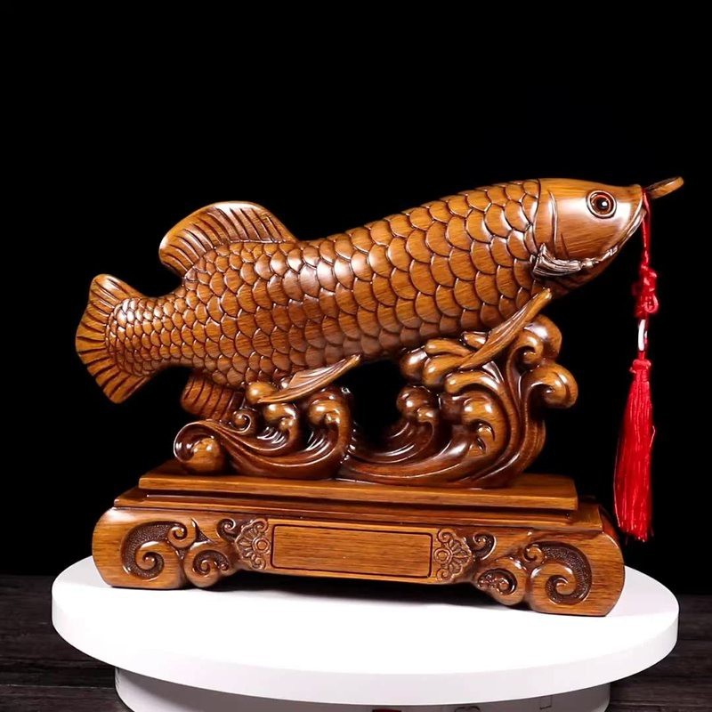 龍魚擺件創意工藝品