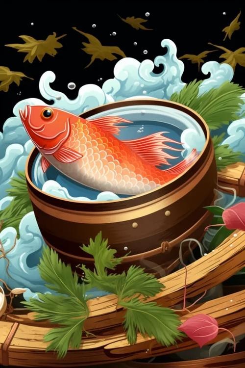 龍魚背景圖片大全高清圖無水印