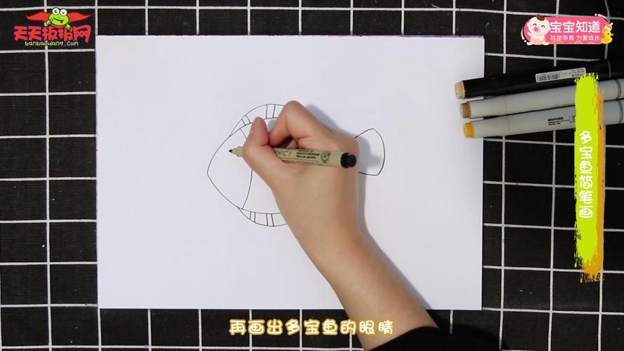 多寶魚圖片簡筆畫
