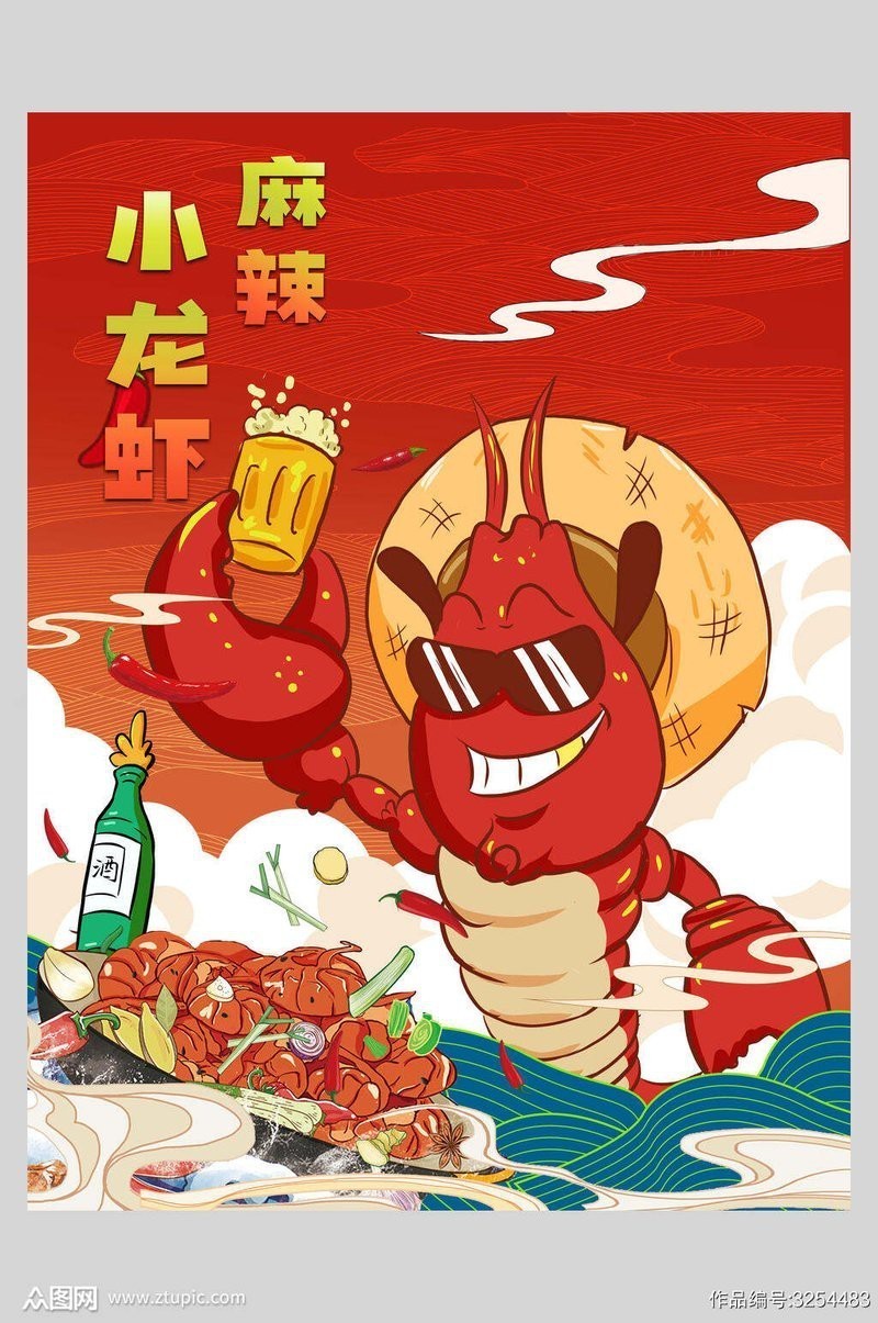 有沒有高清的小龍蝦攝影作品？