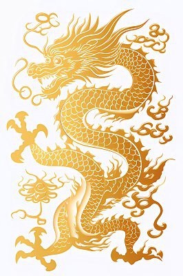 有沒有帶英文標語的霸氣龍圖？