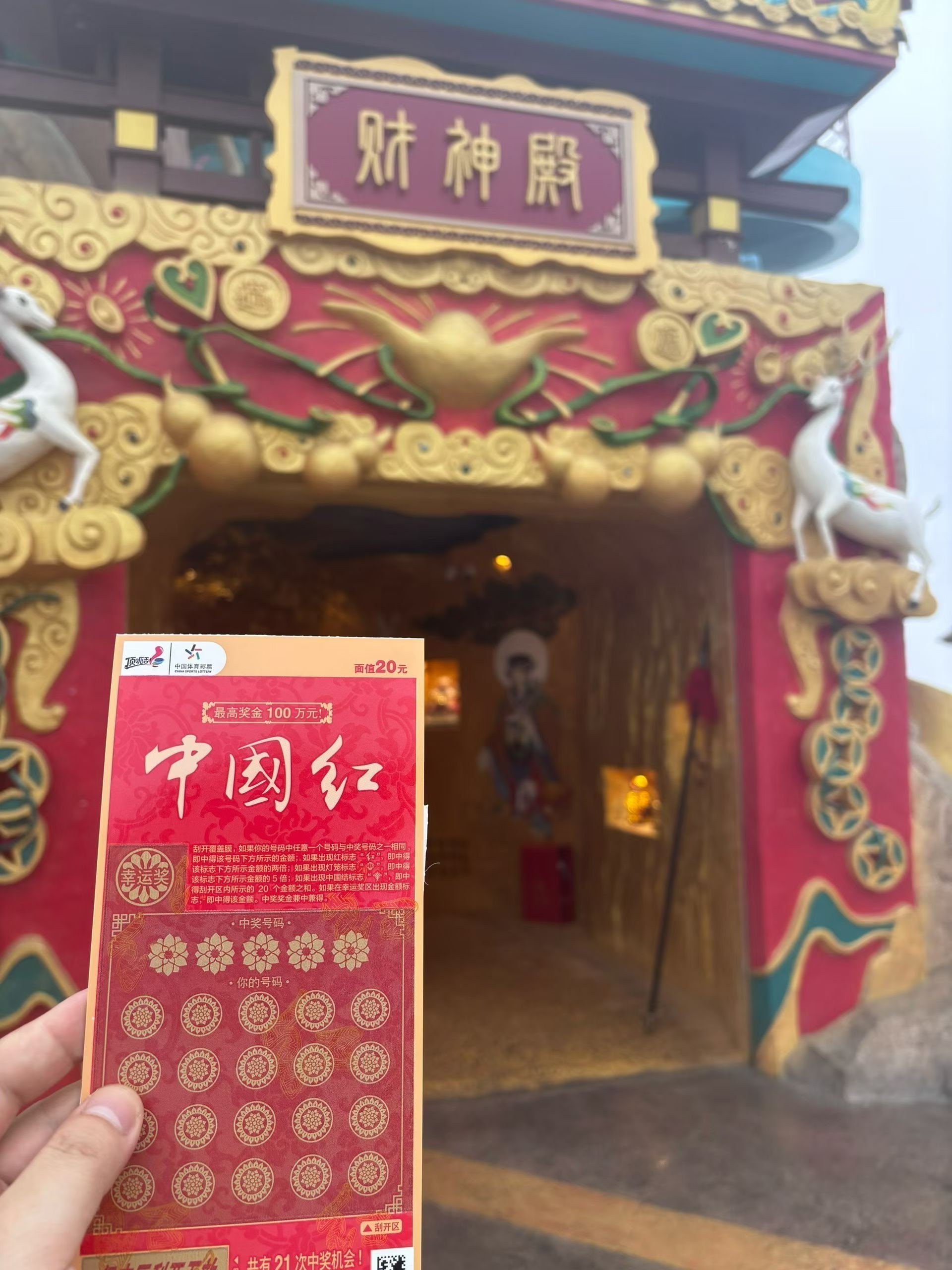 一定中了