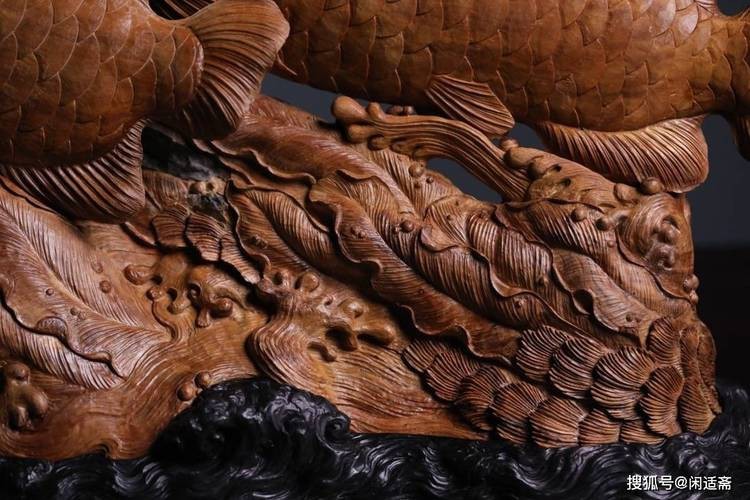 各種形態(tài)木雕魚(yú)圖片