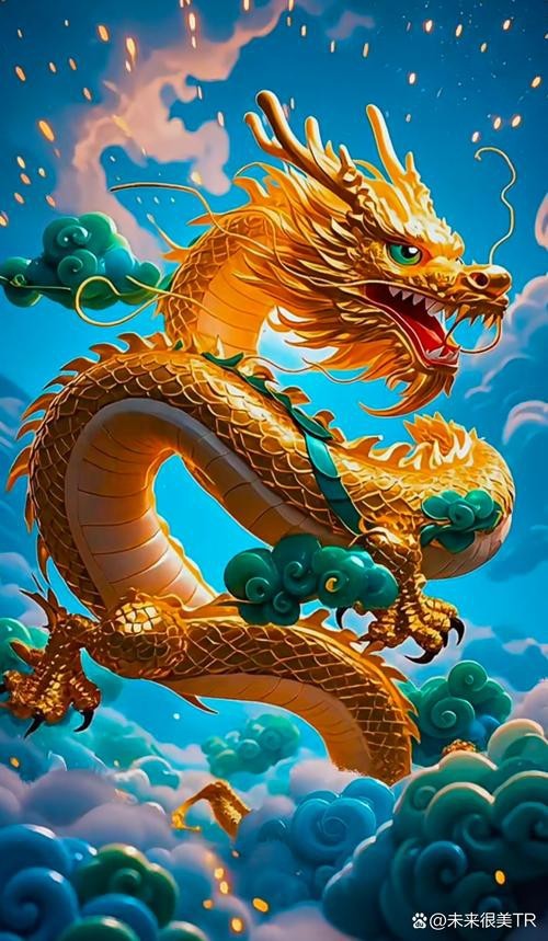 能推薦一些招財金龍霸氣圖片嗎？