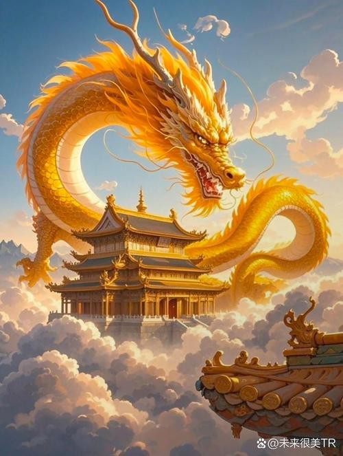 能推薦一些招財金龍霸氣圖片嗎？