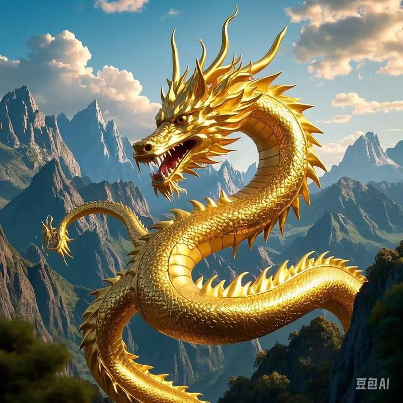 能推薦一些招財金龍霸氣圖片嗎？