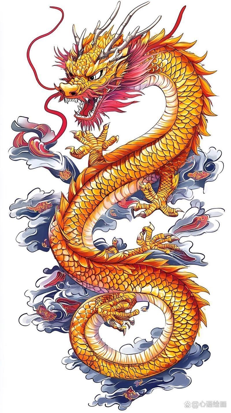 能推薦一些招財金龍霸氣圖片嗎？
