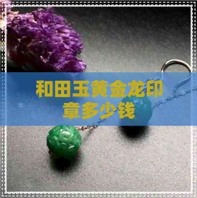 黃金龍的市場(chǎng)價(jià)格是多少？