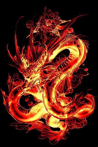 給我推薦一些紅龍紋身圖案