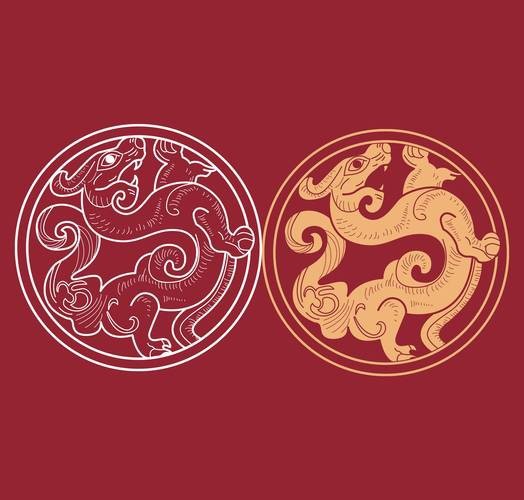 給我推薦一些紅龍紋身圖案