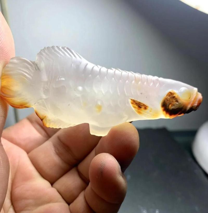 金龍魚玉雕圖片