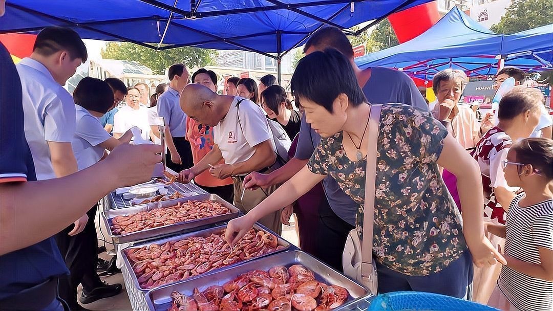 濰坊市海漁局舉辦無抗活蝦推介活動