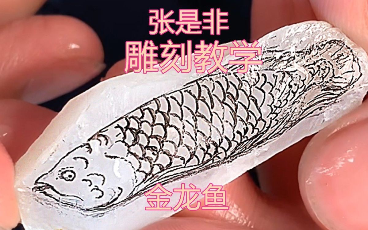 有沒有金龍魚雕刻視頻教程？