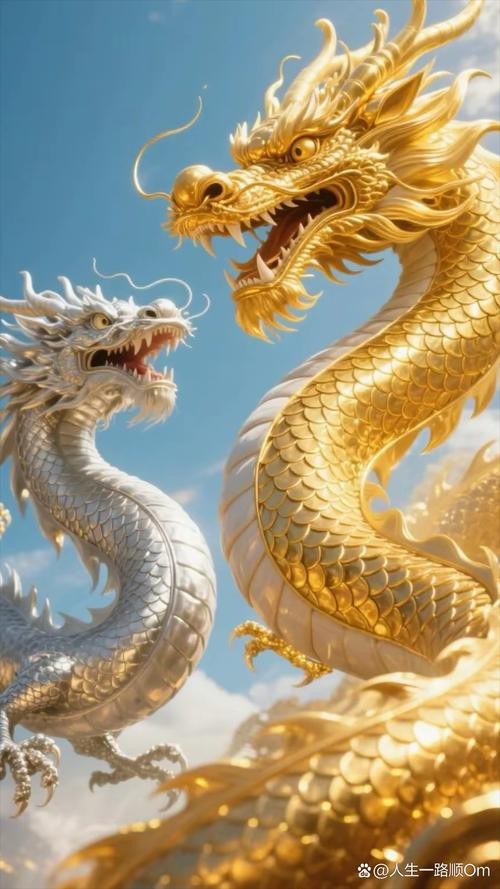 推薦一些高清的雙龍壁紙