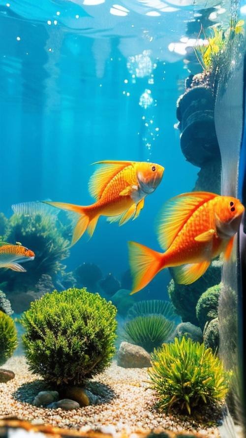 魚缸高清3d壁紙原圖