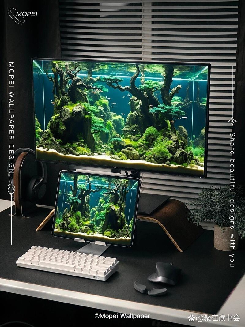 魚缸高清3d壁紙原圖