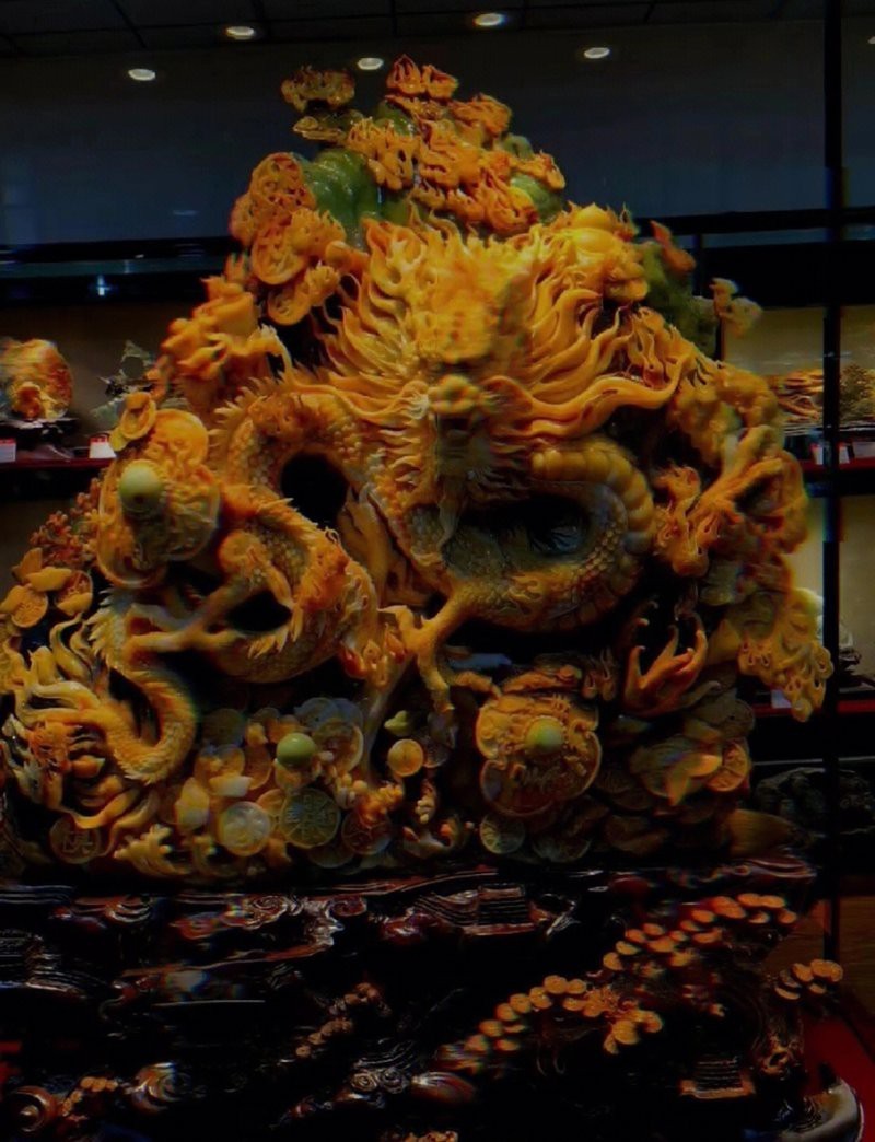 龍擺件龍頭朝向的寓意和象征