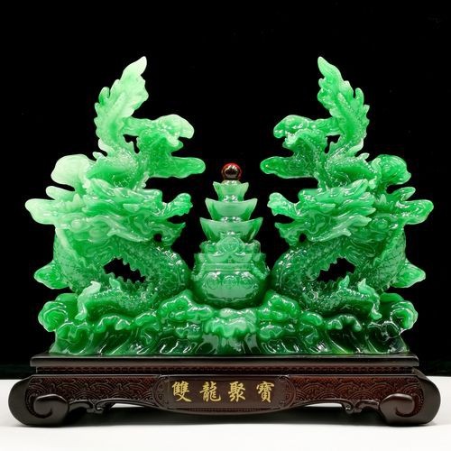 龍擺件工藝品圖片