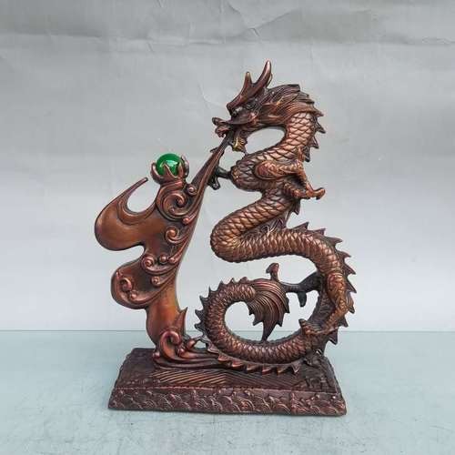龍擺件工藝品圖片