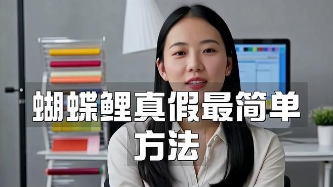 蝴蝶鯉怎么看真假