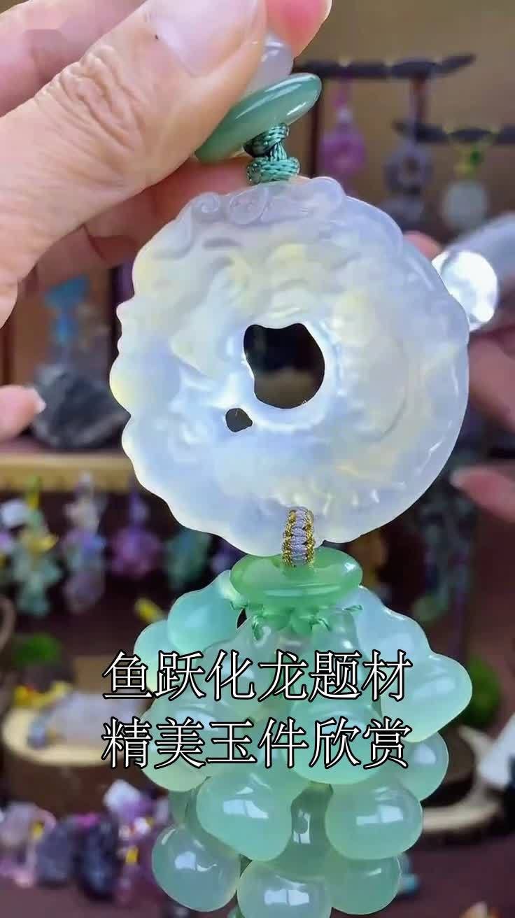 推薦幾款和田玉魚化龍擺件