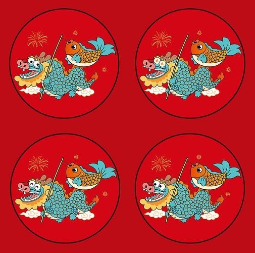 龍魚圖片 壁紙卡通版