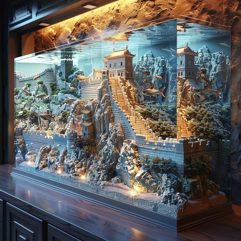 有哪些品牌的水族箱適合長城造景？