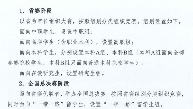 大唐杯有哪些參賽類別？