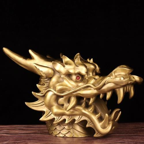 有哪些龍頭朝向的吉祥圖片？