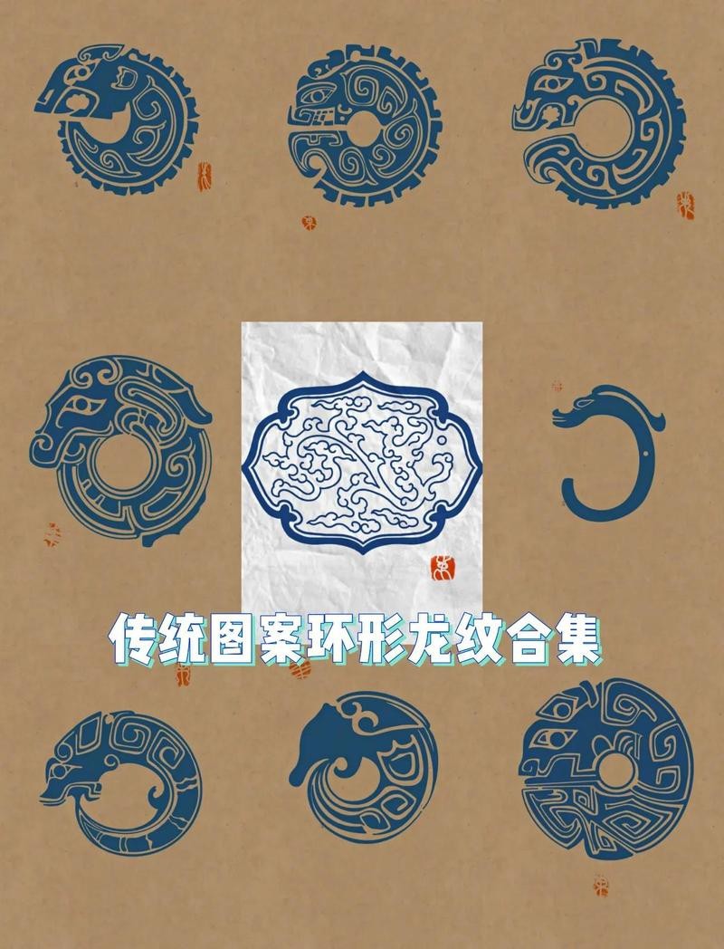 有哪些龍頭朝向的吉祥圖片？