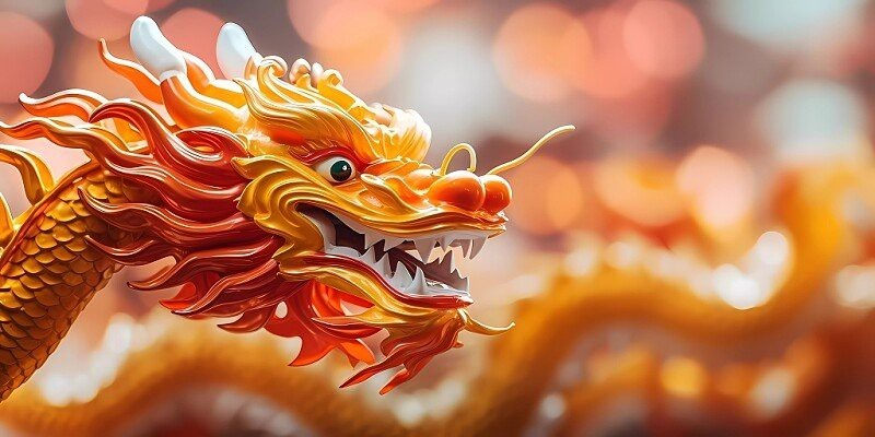 有哪些龍頭朝向的吉祥圖片？