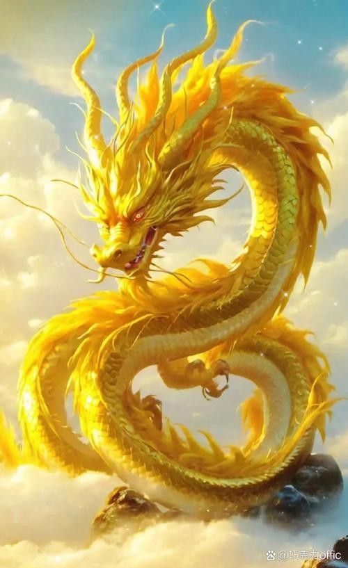 能提供幾張不同風格的金龍圖片嗎？