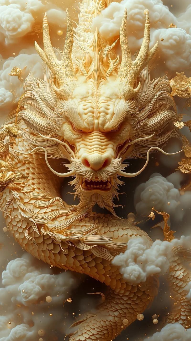 能提供幾張不同風格的金龍圖片嗎？