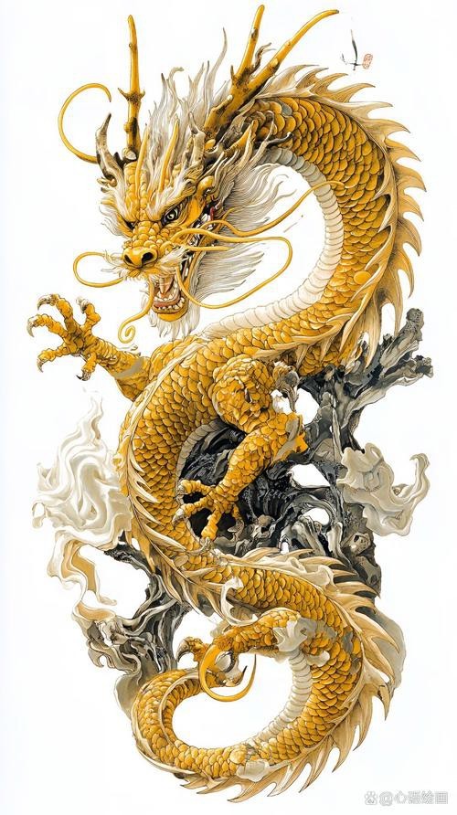 能提供幾張不同風格的金龍圖片嗎？