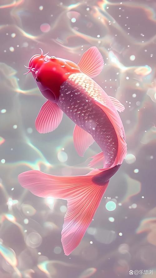 紅錦鯉魚圖片