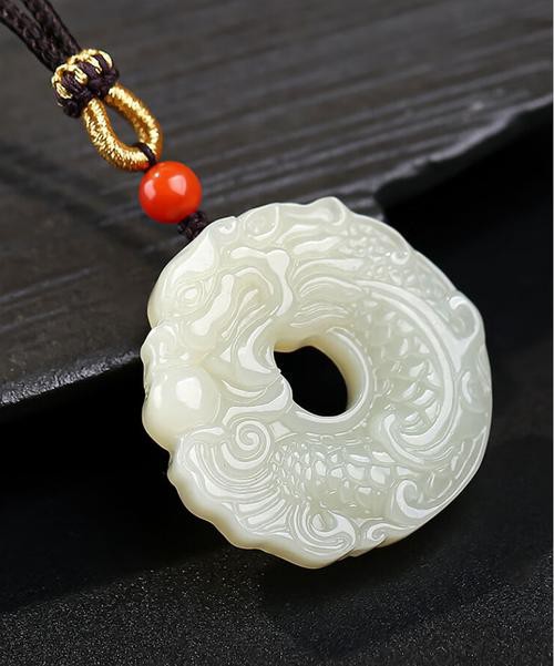 和田玉龍魚吊墜圖片大全