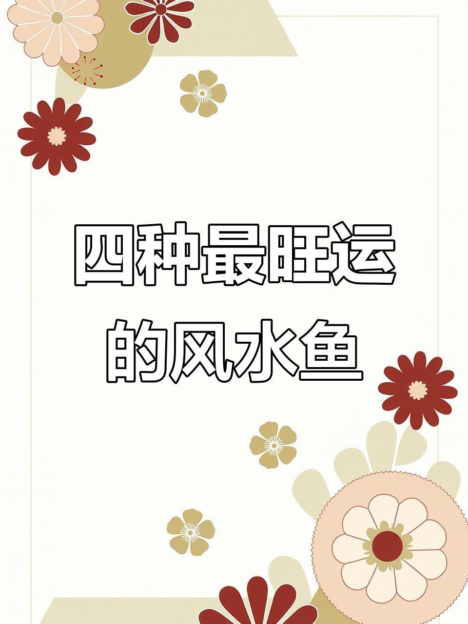 招財風水魚都有哪些品種