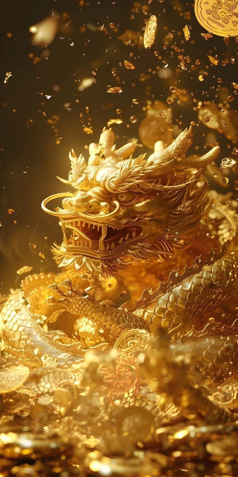 能提供更多黃金龍圖片嗎？
