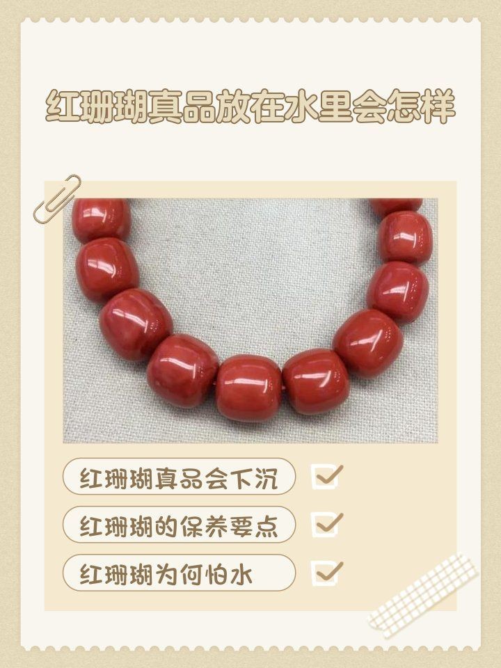 紅珊瑚真品放在水里會怎樣