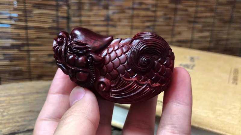 木雕龍魚