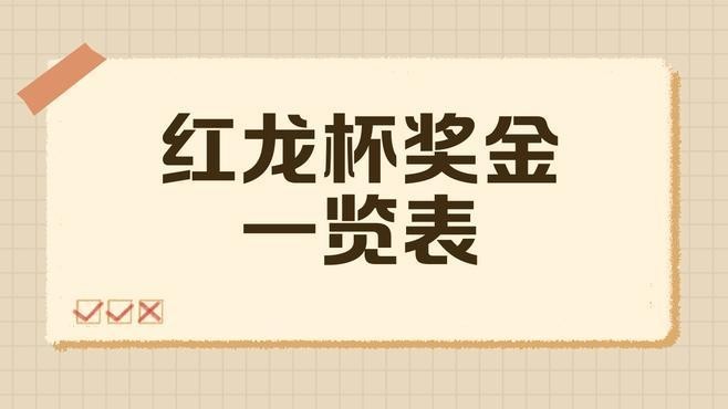 如何獲取紅龍杯的詳細排名？