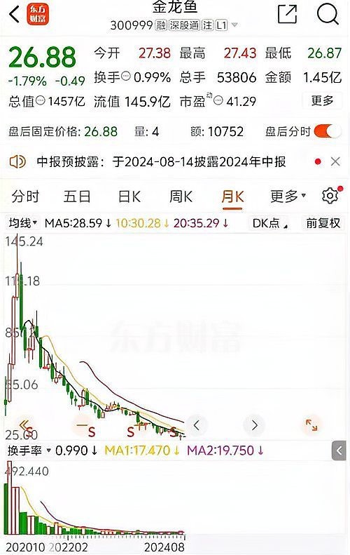 金龍魚什么時間上市