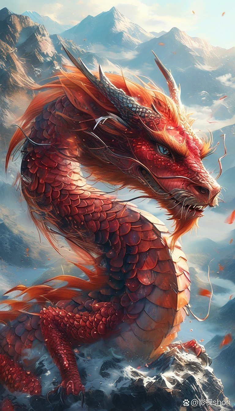 龍的眼睛是紅色的好不好
