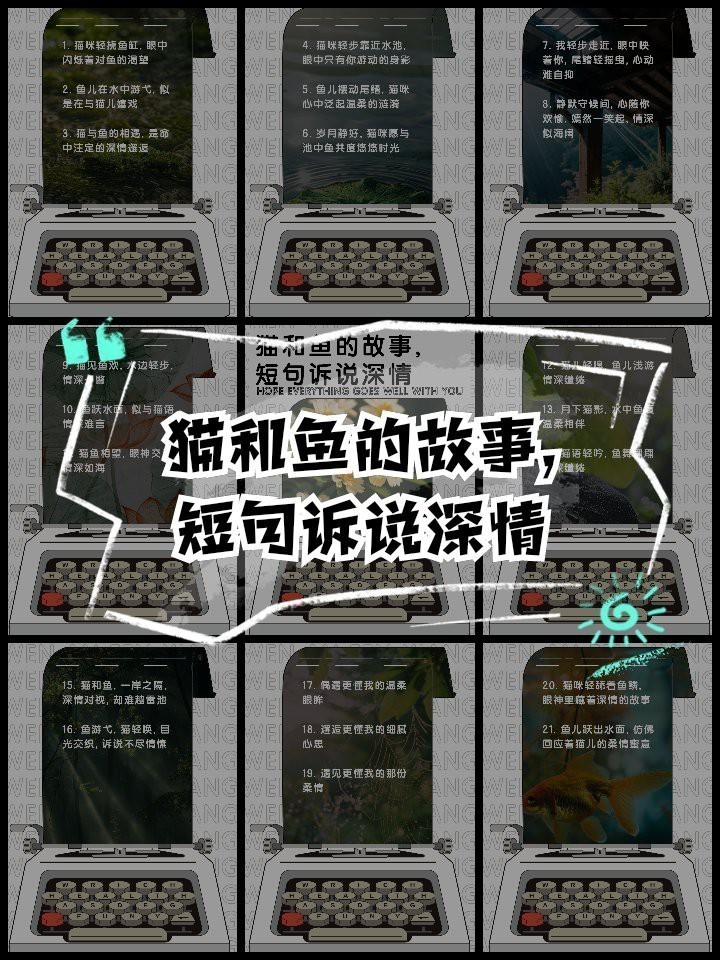 魚(yú)和貓?jiān)谝黄鸬脑⒁? title=