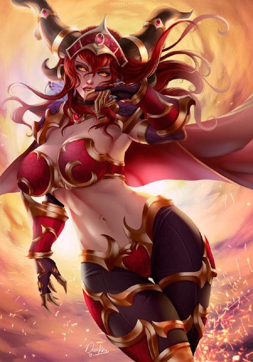 哪里可以找到高清紅龍女王壁紙？